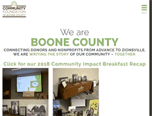 Tablet Screenshot of communityfoundationbc.org